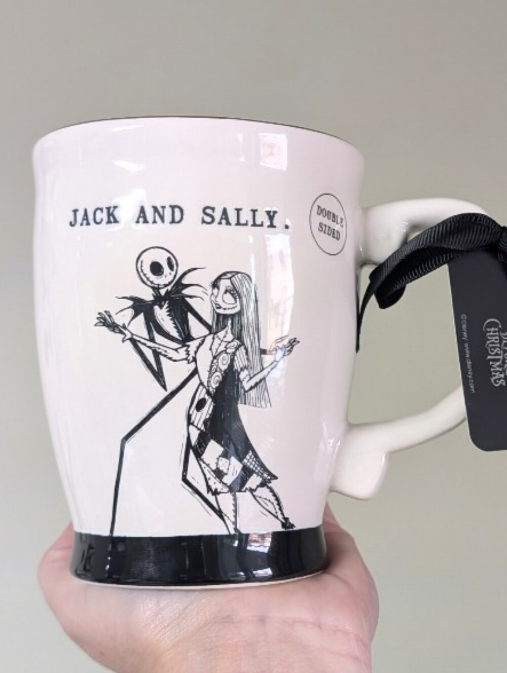 Rae Dunn x Disney Tim Burton's The Nightmare Before Christmas JACK AND SALLY Mug